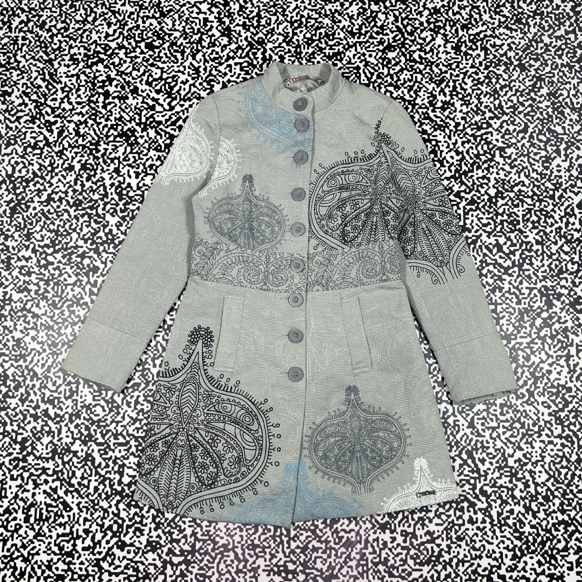 Desigual Vintage Y2K Desigual Boho Retro Japanese Style Coat Jacket Size M / US 6-8 / IT 42-44 - 3 Thumbnail
