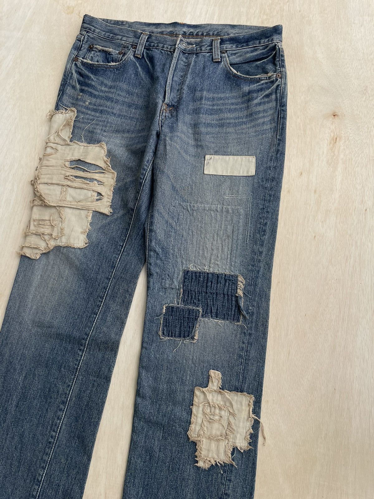 Beauty Beast × Japanese Brand × Vintage Vintage John bull Distressed Denim Jeans Size US 34 / EU 50 - 6 Thumbnail