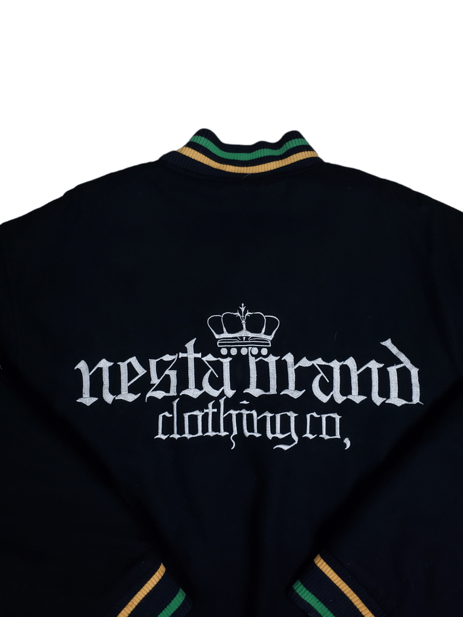 Japanese Brand × Vintage 💥Varsity Wool Jacket Nesta Brand Big Logo💥 Size US L / EU 52-54 / 3 - 4 Thumbnail