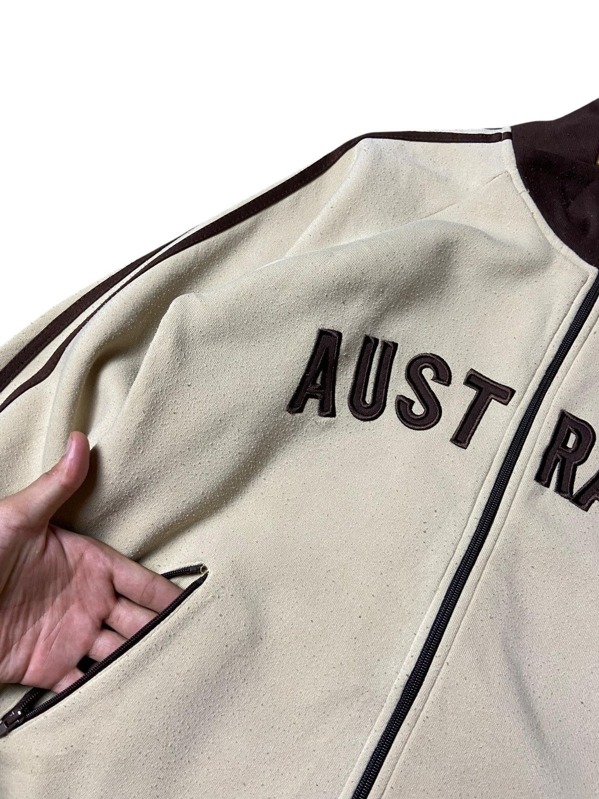 Japanese Brand × Vintage AUSTRALIA Embroidered Zipper Jacket (129) Size US L / EU 52-54 / 3 - 3 Thumbnail