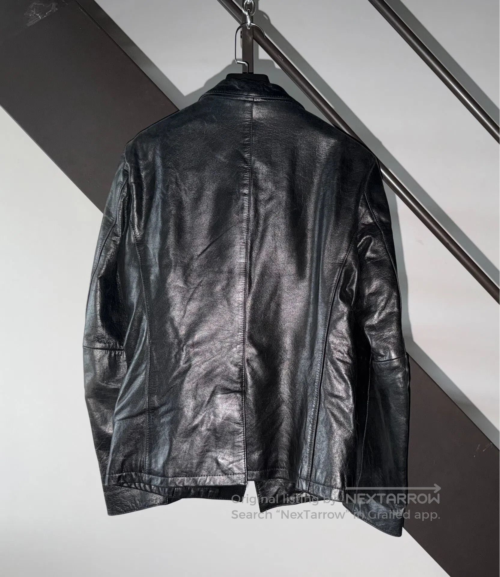 Tornado Mart Tornado Mart Leather Blazer Suit Jacket. Size US L / EU 52-54 / 3 - 4 Thumbnail