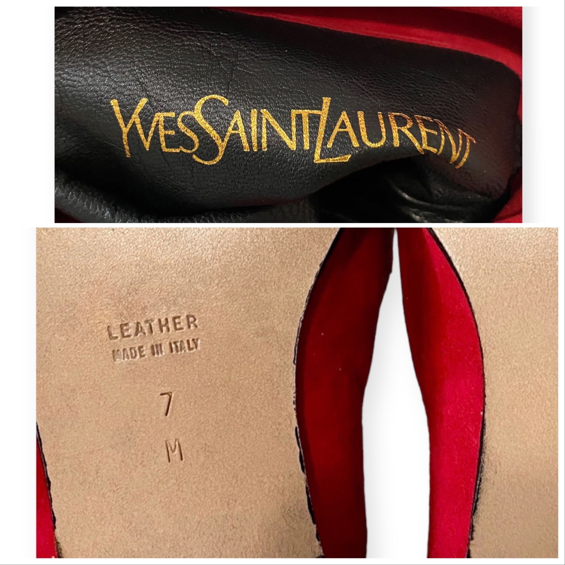 Yves Saint Laurent Vintage Yves Saint Laurent red suede long boots, Size 7 Size US 7 / IT 37 - 11 Thumbnail