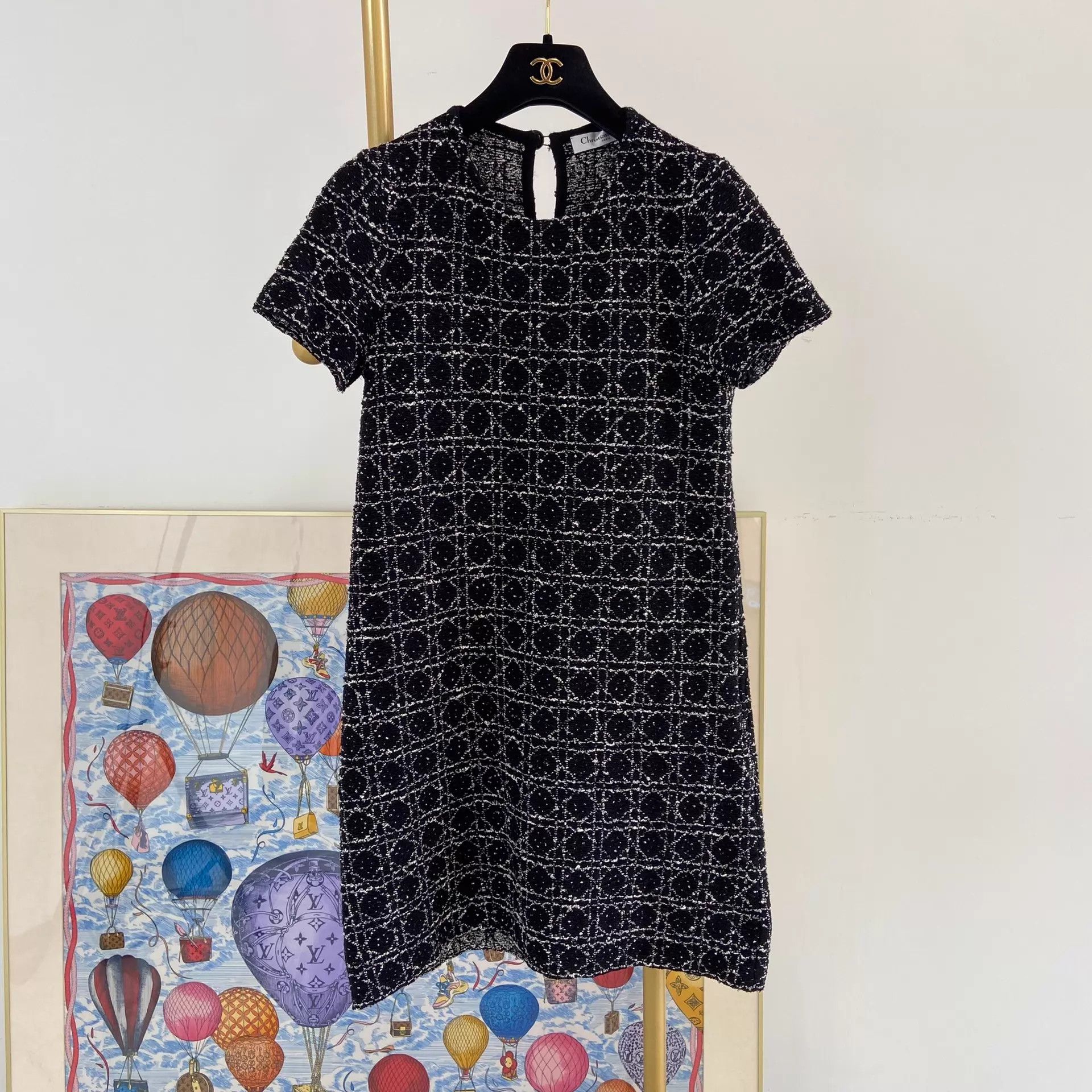 Christian Dior Monsieur Dior Tartan Knit Dress F34 Size XS / US 0-2 / IT 36-38 - 2 Thumbnail