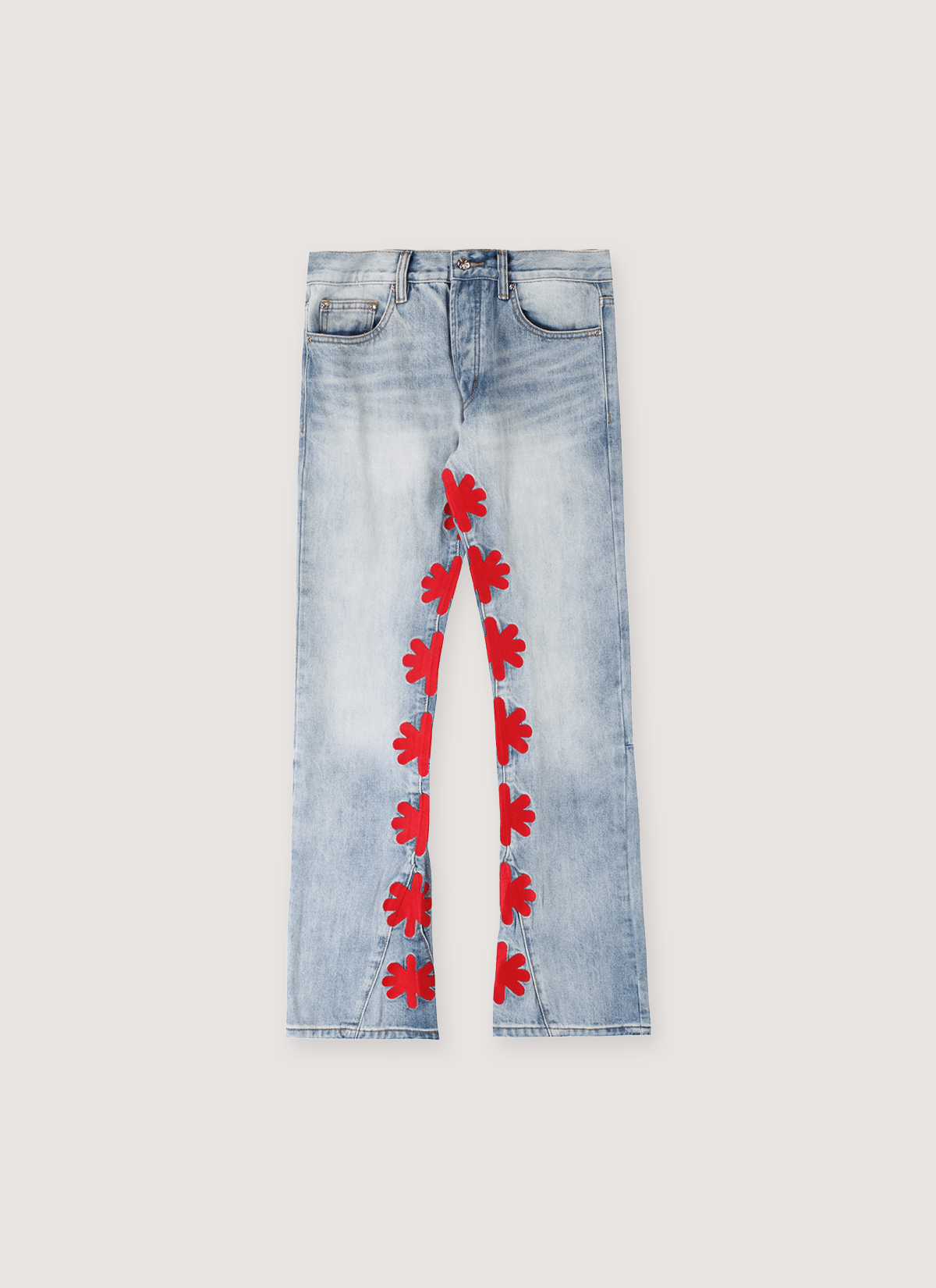LOSTSHDWS Lost SHDWS Denim Blue Red Size US 30 / EU 46 - 1 Thumbnail