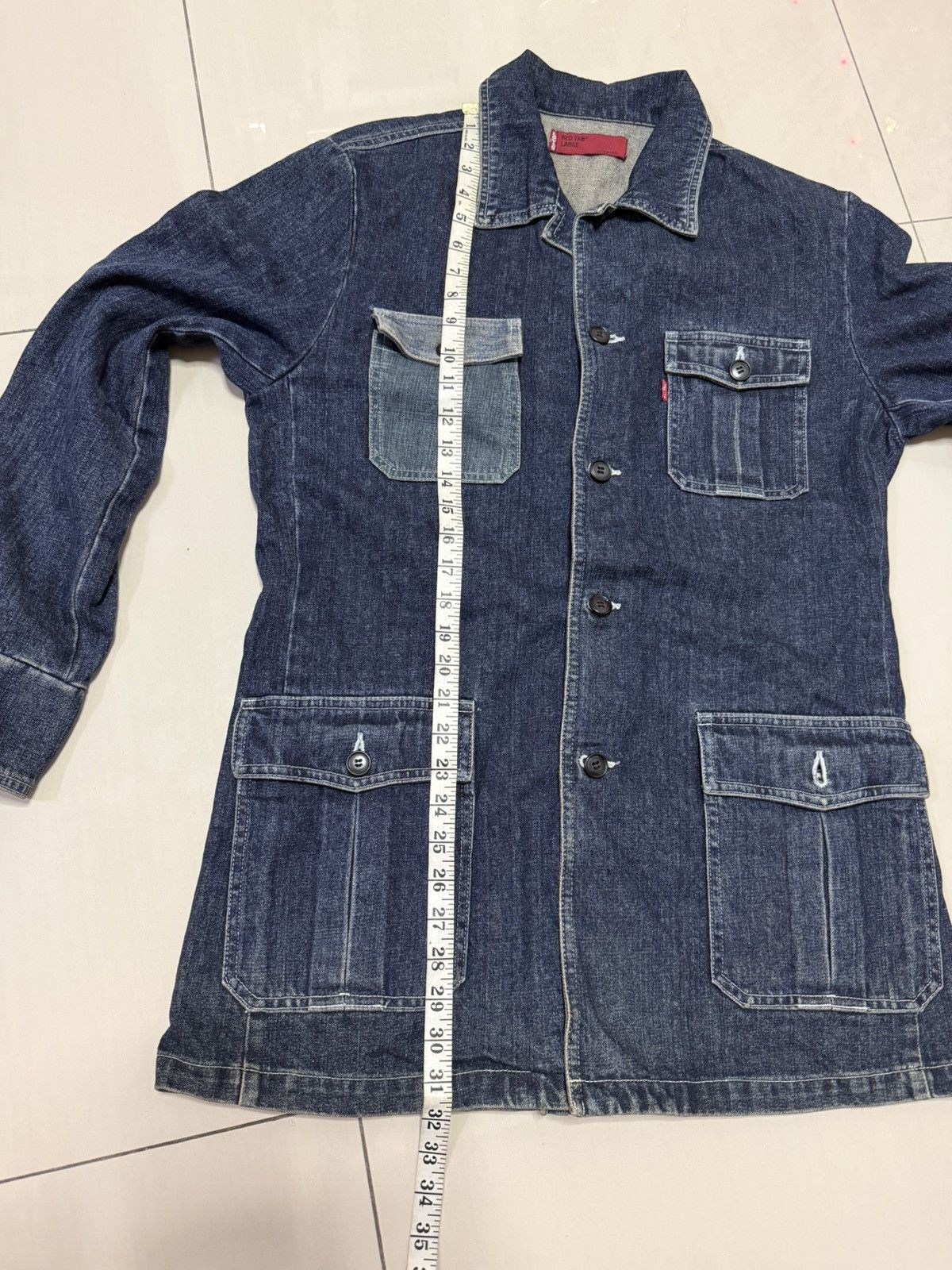 Levi's Japan Made Levis Red Tab Denim Jacket - Large Size US L / EU 52-54 / 3 - 8 Thumbnail
