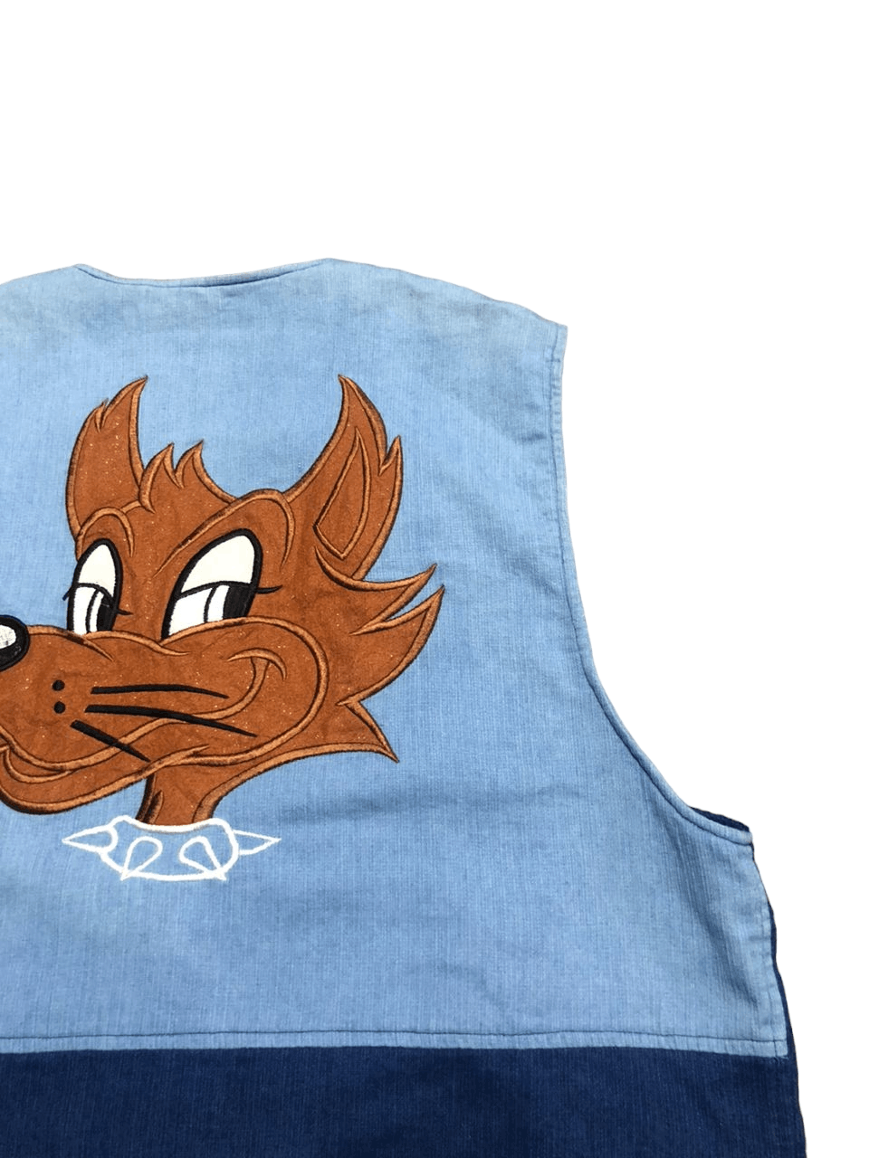 Cartoon Network Japanese Brand Vintage Wolf Spirit Embroidered Print Vest Size US L / EU 52-54 / 3 - 5 Thumbnail