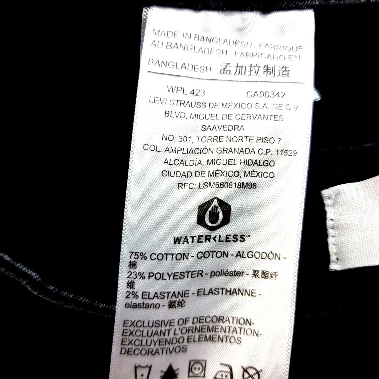Levi's Levi's Signature Totally Shaping Straight Black Denim High R Size 36" / US 14 / IT 50 - 6 Thumbnail