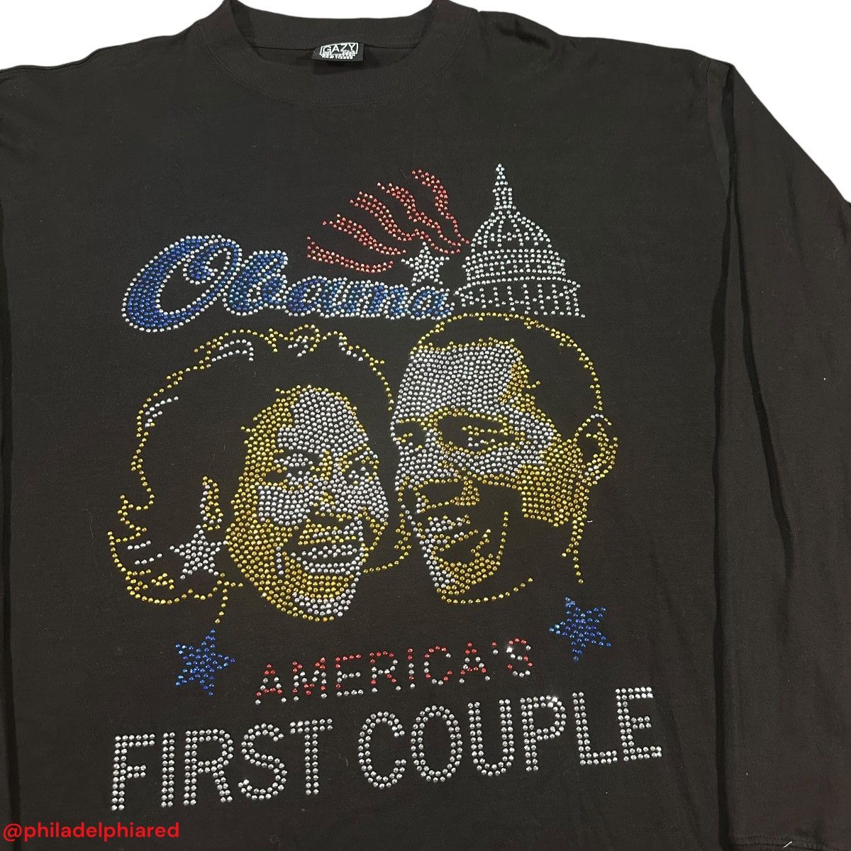 Vintage Throwback 2010’s Barack and Michelle Obama t-shirt XXL Size US XXL / EU 58 / 5 - 2 Thumbnail