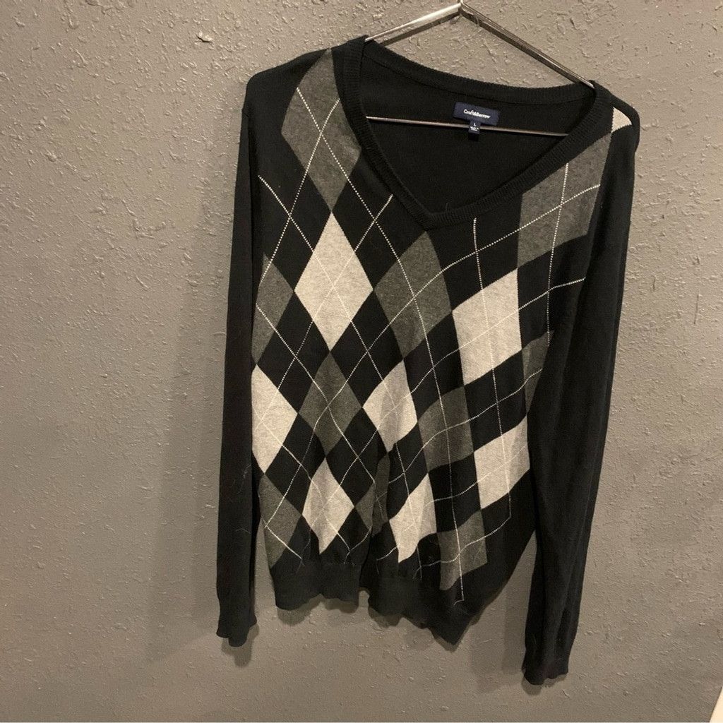 Croft & Barrow Men’s Croft & Barrow Argyle Sweater Size US L / EU 52-54 / 3 - 1 Thumbnail