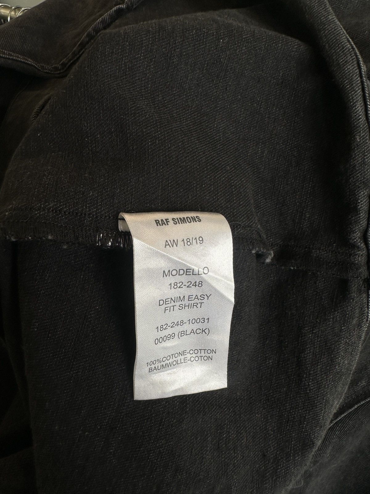 Raf Simons Raf Simons AW18/19 Denim Easy Fit Shirt Size US S / EU 44-46 / 1 - 8 Thumbnail