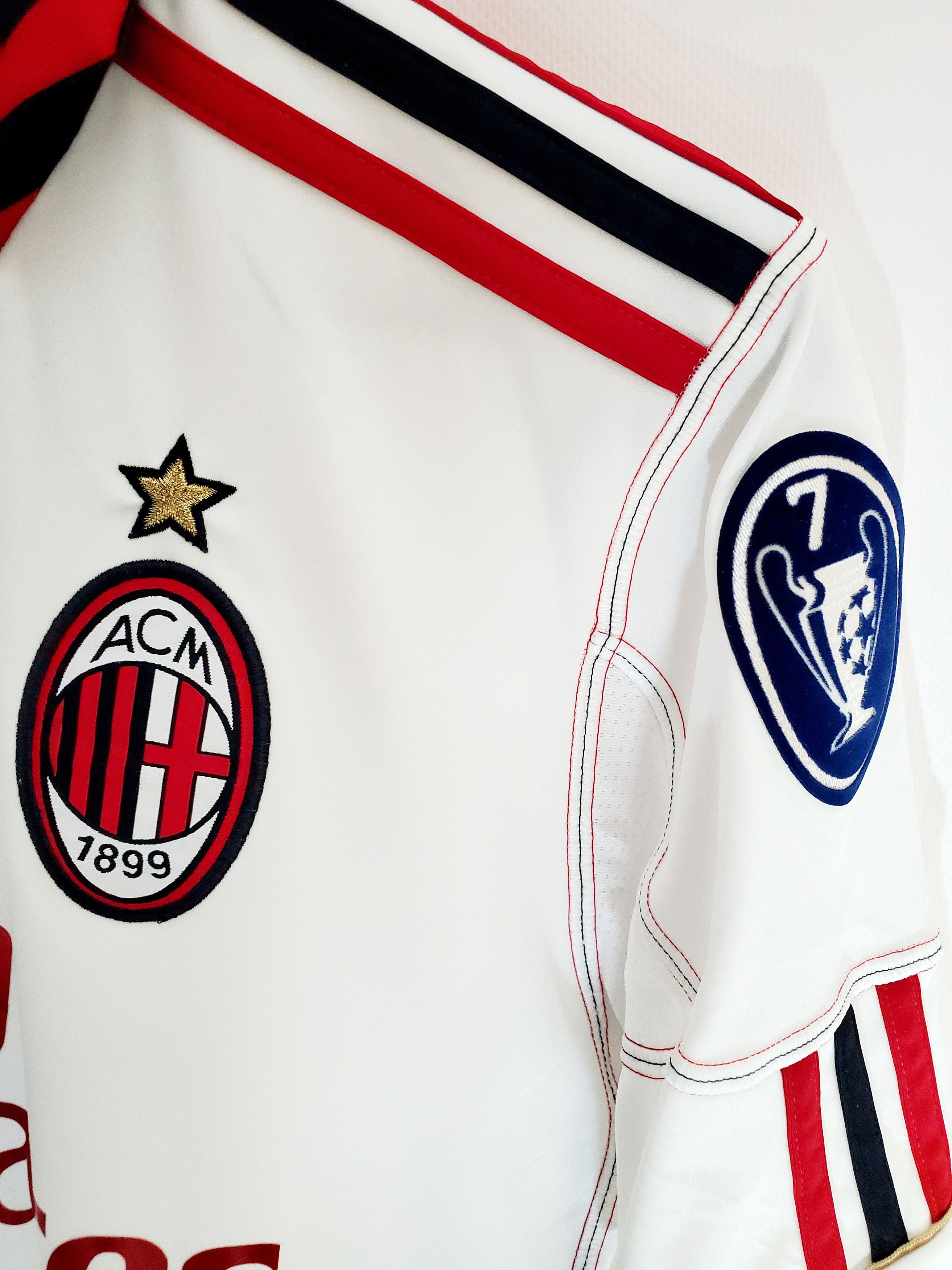 Adidas 2010-11 AC Milan adidas Away Shirt Jersey Boys L Size US XXS / EU 40 - 4 Thumbnail