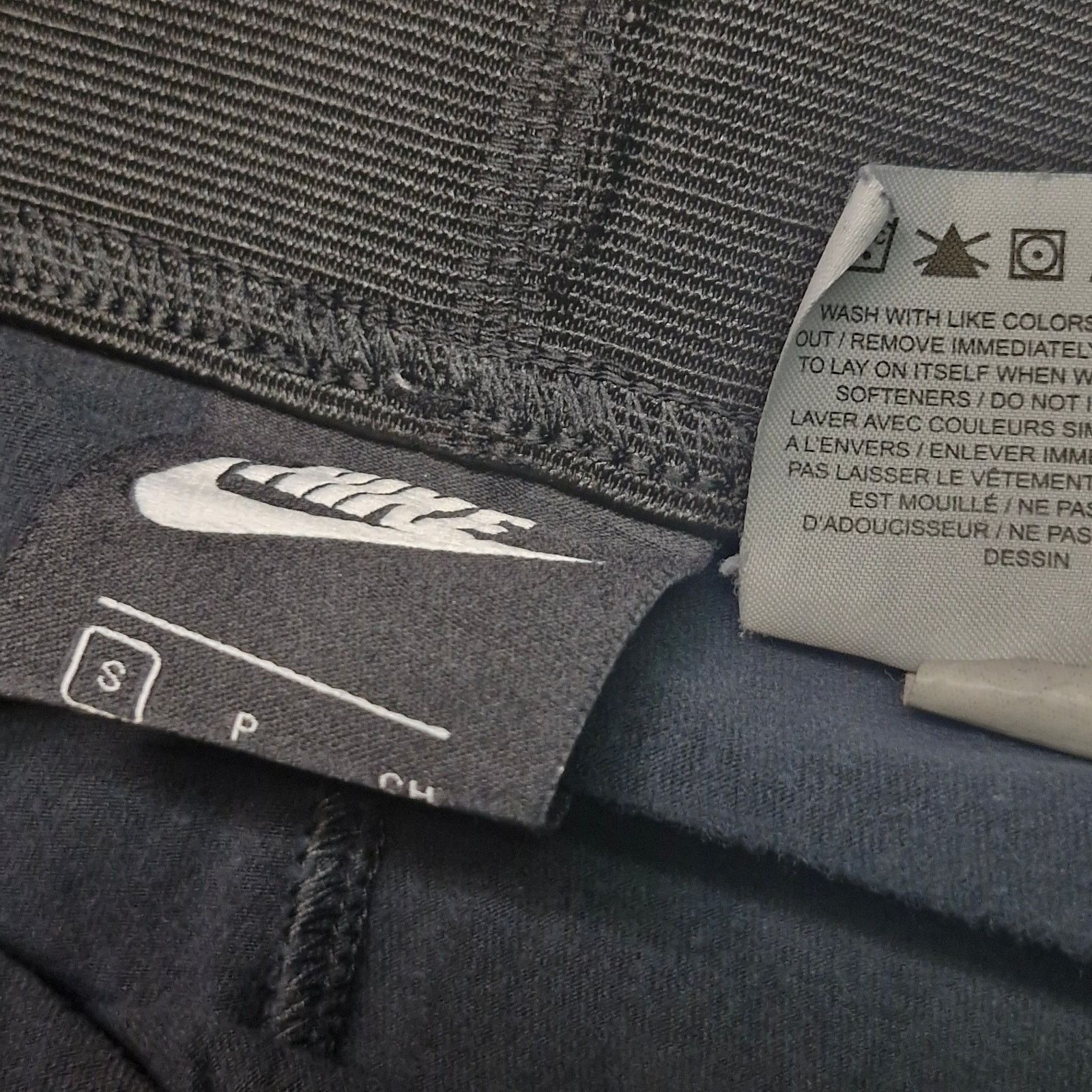 Nike Nike Leggings Women’s S Black Striped Gym Running Dri‑FIT Size 27" / US 4 / IT 40 - 3 Thumbnail