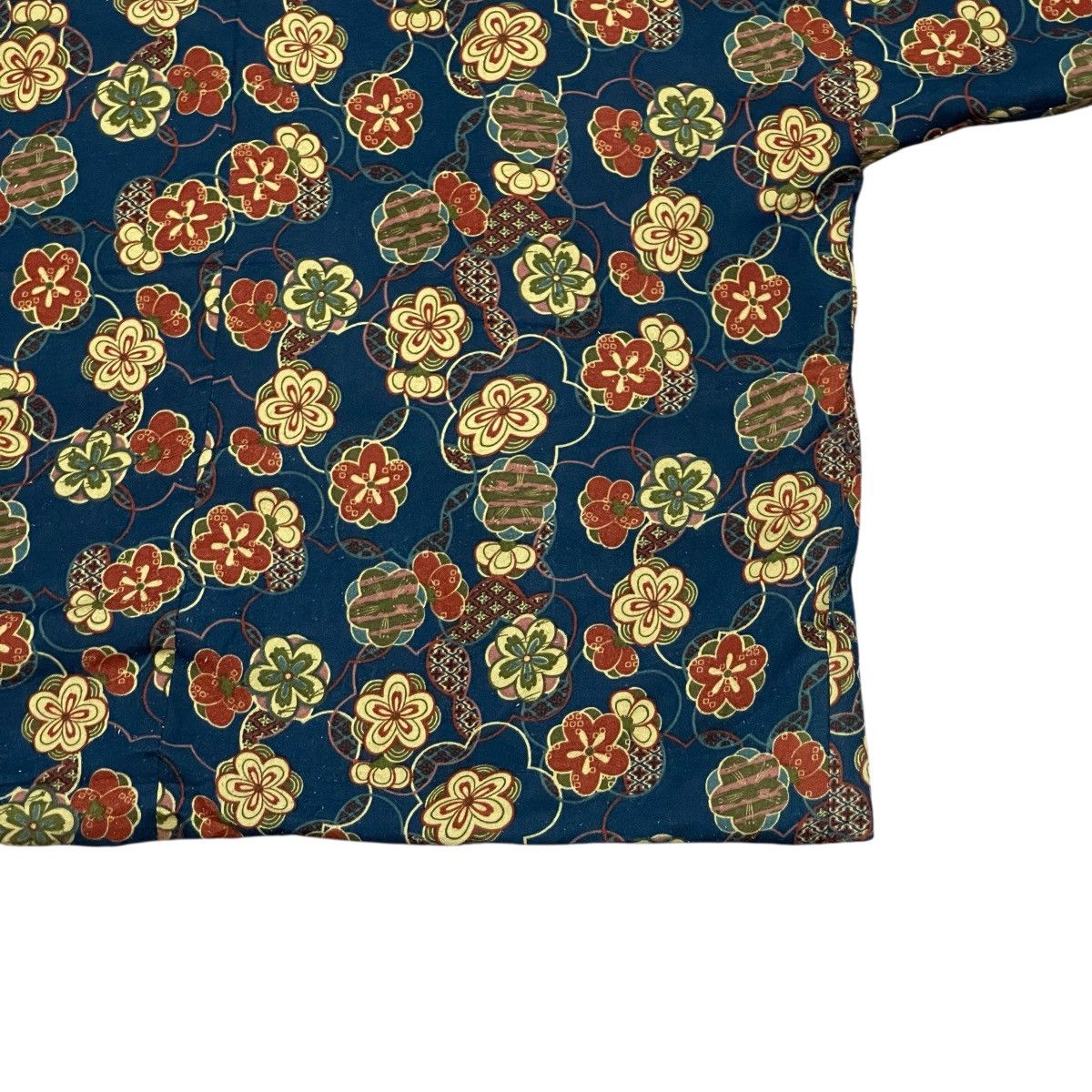 Japanese Brand Vintage Hanten Floral Pattern Traditional Kimono Jacket Size US XL / EU 56 / 4 - 14 Thumbnail