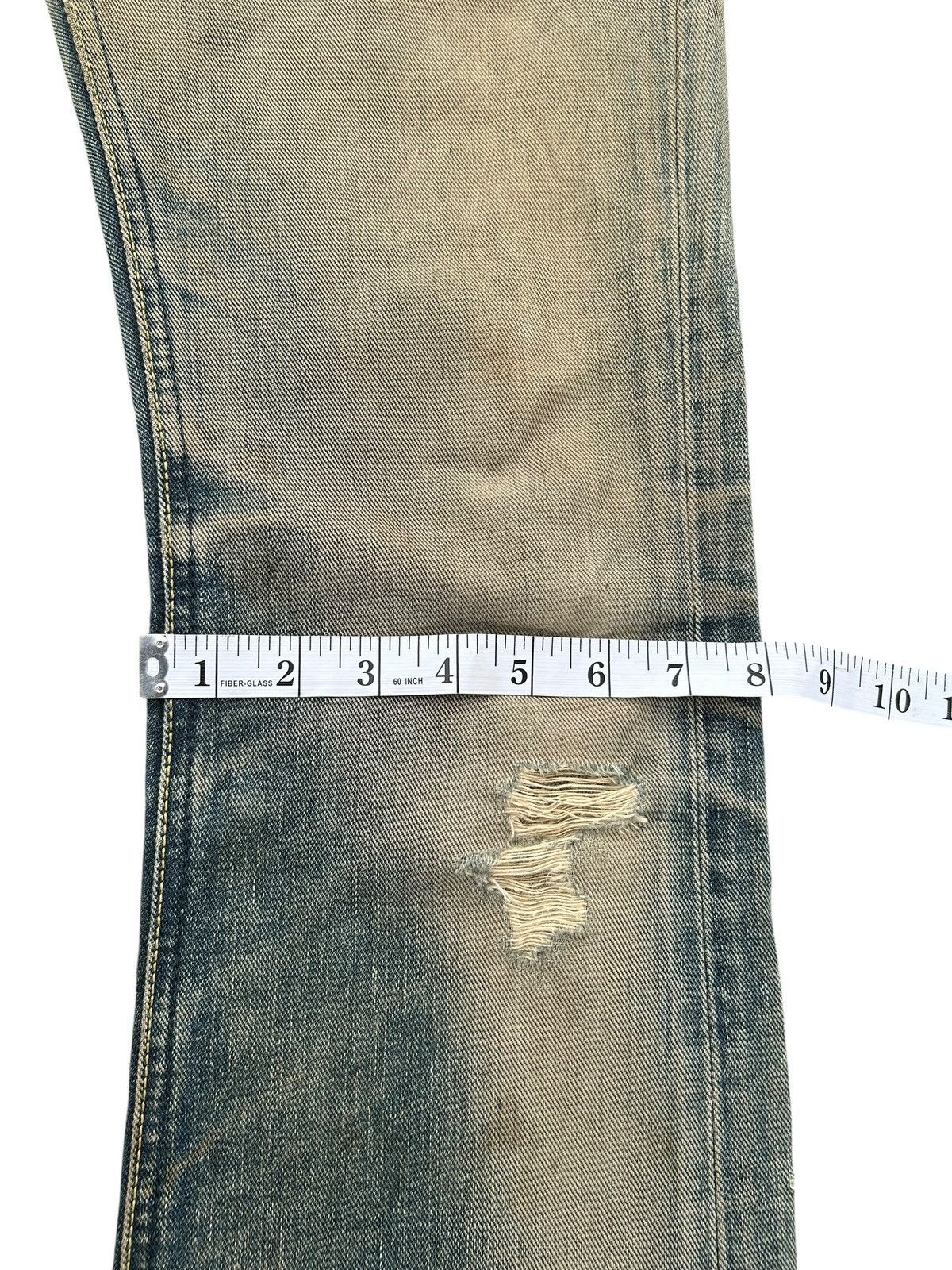 Kapital Rusty Flare Vintage Lee Distressed Denim Jeans Size US 31 - 22 Thumbnail