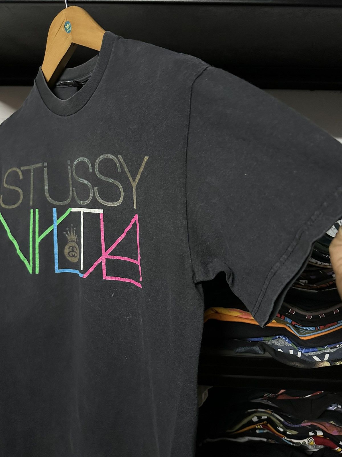 Vintage Stussy New York Streetwear Faded Tee