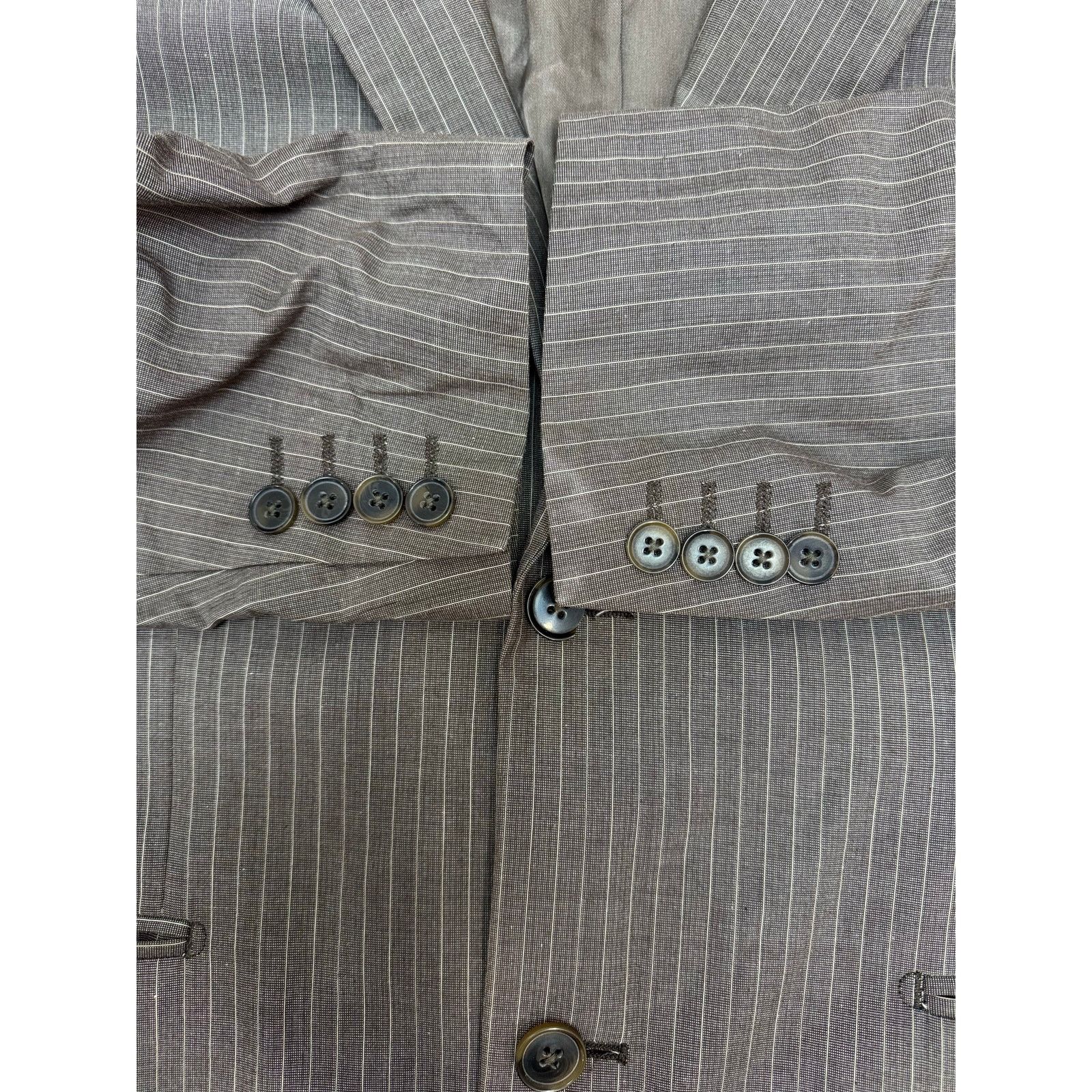 Other Vintage Y2K Express Design Studio Blazer Men Brown 40R Size US XXS / EU 40 - 5 Thumbnail