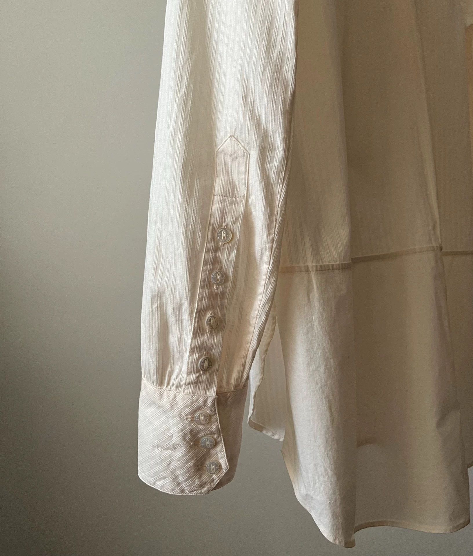 Number (N)ine Number (N)ine 09SS Ivory Shirt Size US M / EU 48-50 / 2 - 5 Thumbnail