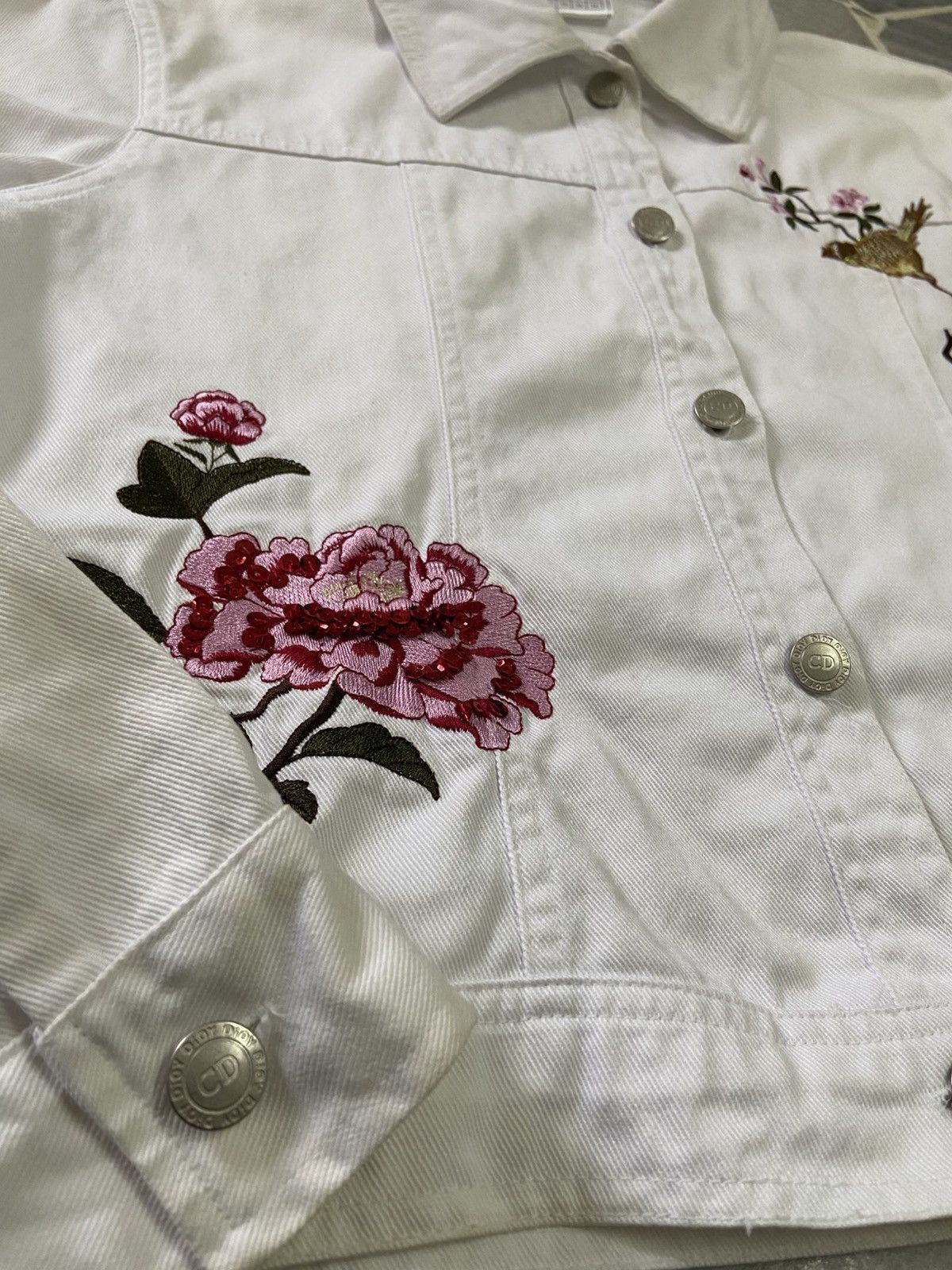 Dior Vintage Christian Dior denim Jacket Size US S / EU 44-46 / 1 - 7 Thumbnail