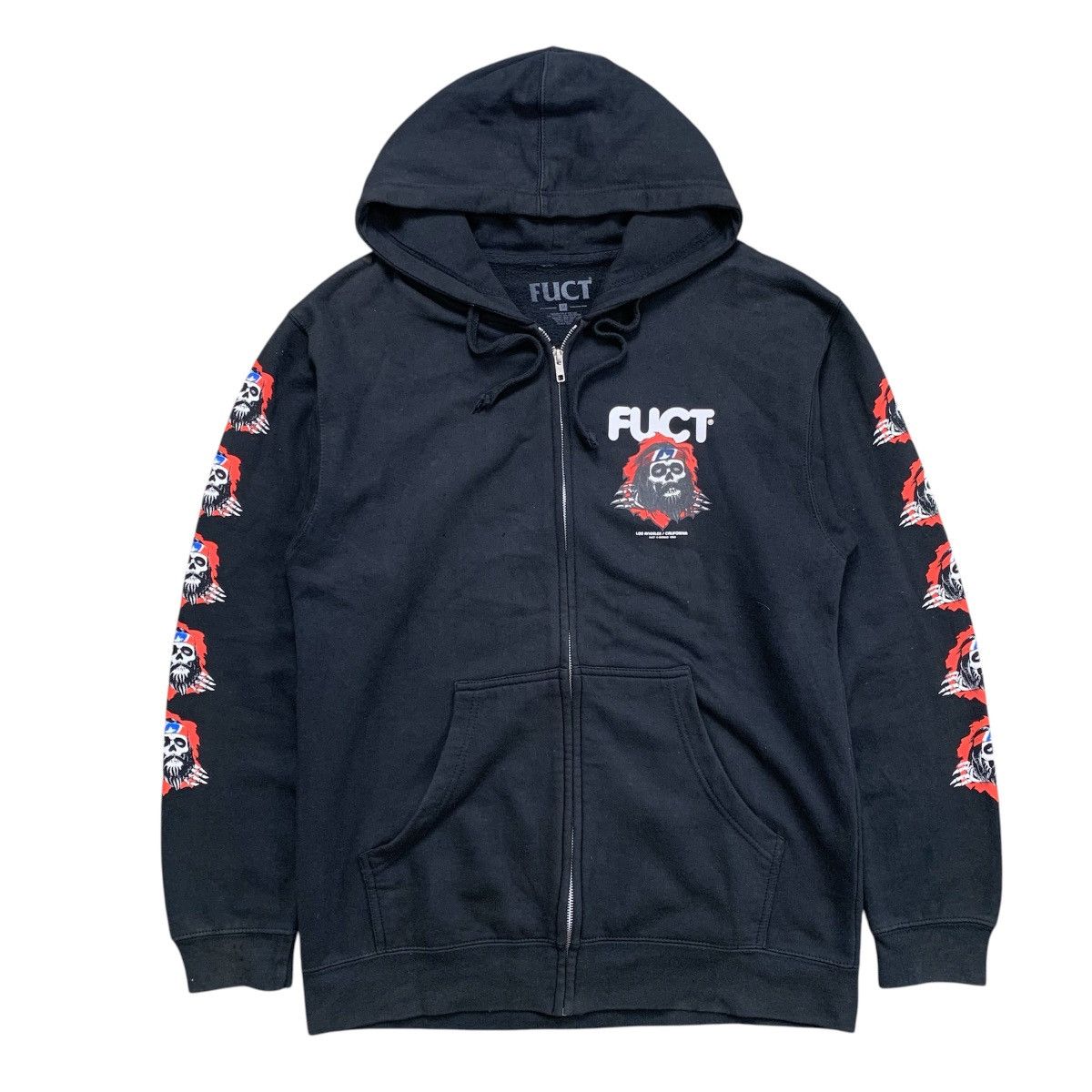 FUCT Vintage Fuct Zip Hoodie RIP of Jesus Powell Parody Size US M / EU 48-50 / 2 - 2 Thumbnail