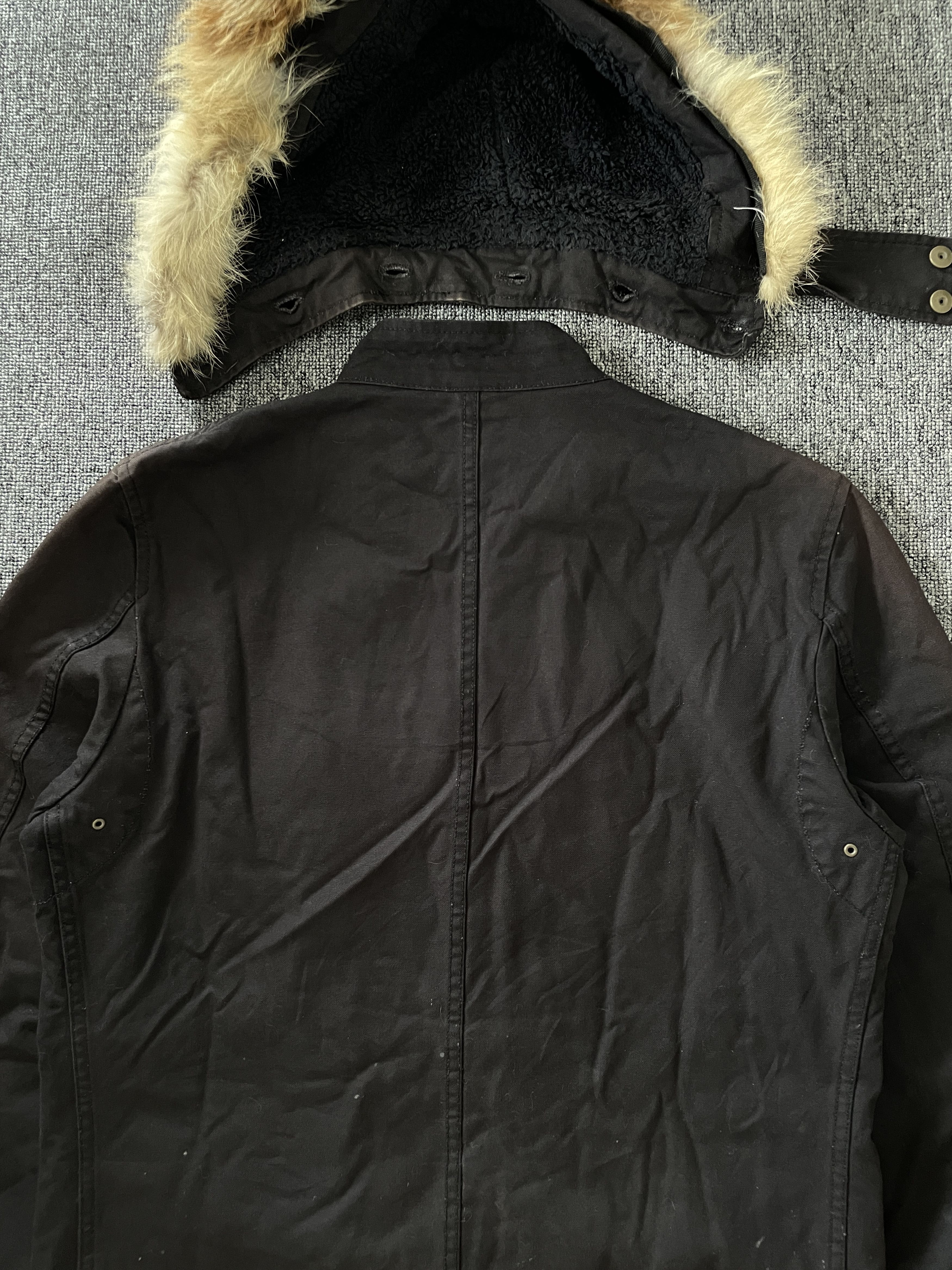 PPFM Archive PPFM Fur Trimmed Hood Gothic Punk Jacket Y2K LGB Size US L / EU 52-54 / 3 - 21 Thumbnail