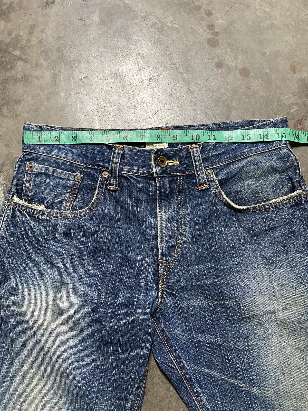 Edwin × If Six Was Nine × Tornado Mart Flare Jeans Vintage Edwin Distressed Denim @act231 Size US 30 / EU 46 - 15 Thumbnail