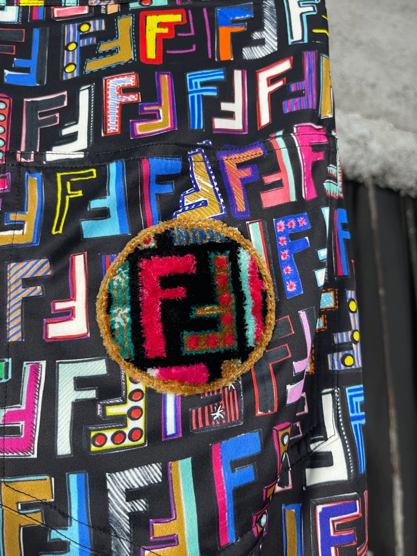 Fendi Fendi FF Monogram Pants 36 New Size 25" / US 0 / IT 36 - 5 Thumbnail