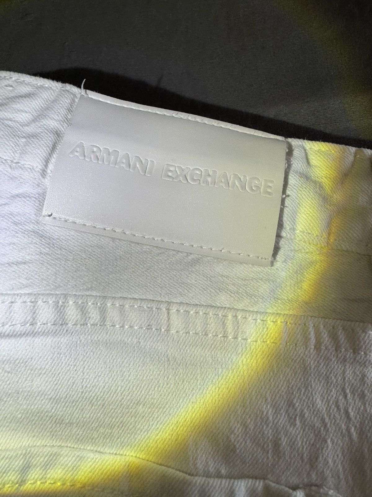 Armani Exchange White MENS Armani exchange jeans 32 SLIM Size US 32 / EU 48 - 6 Thumbnail