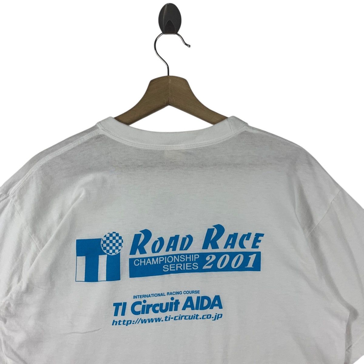 Japanese Brand Vintage TI ROAD RACE Championship racing tee Size US L / EU 52-54 / 3 - 9 Thumbnail
