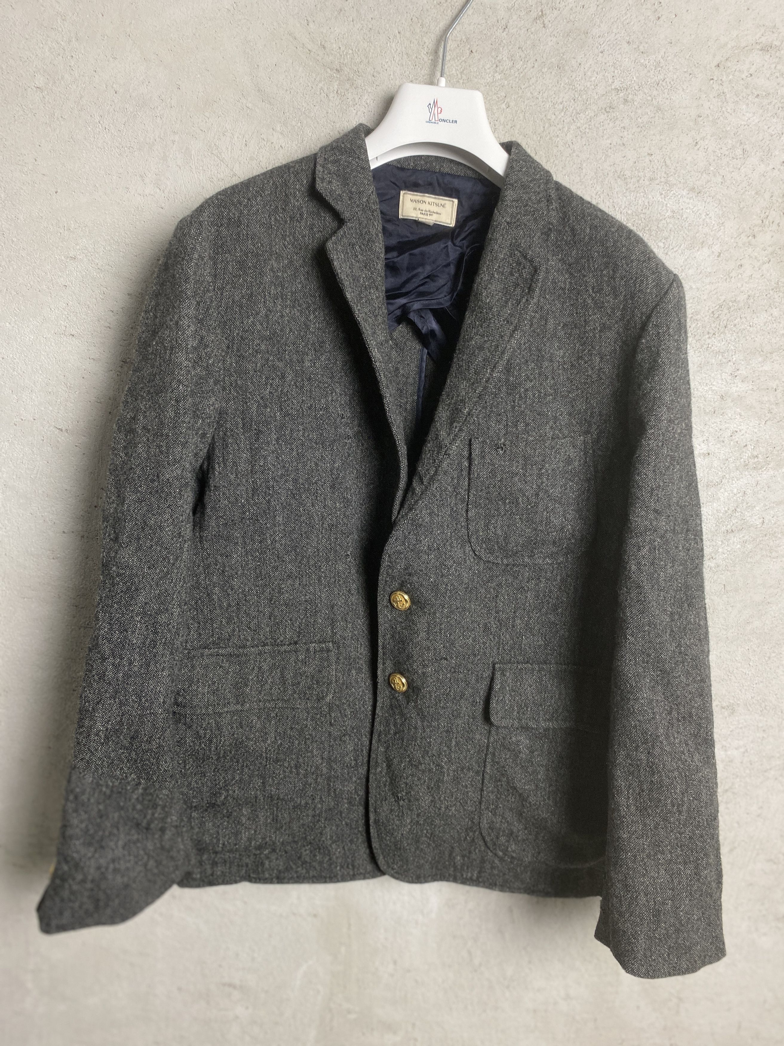 Maison Kitsune Maison Kitsune wool blazer jacket FW13 Size US M / EU 48-50 / 2 - 1 Thumbnail