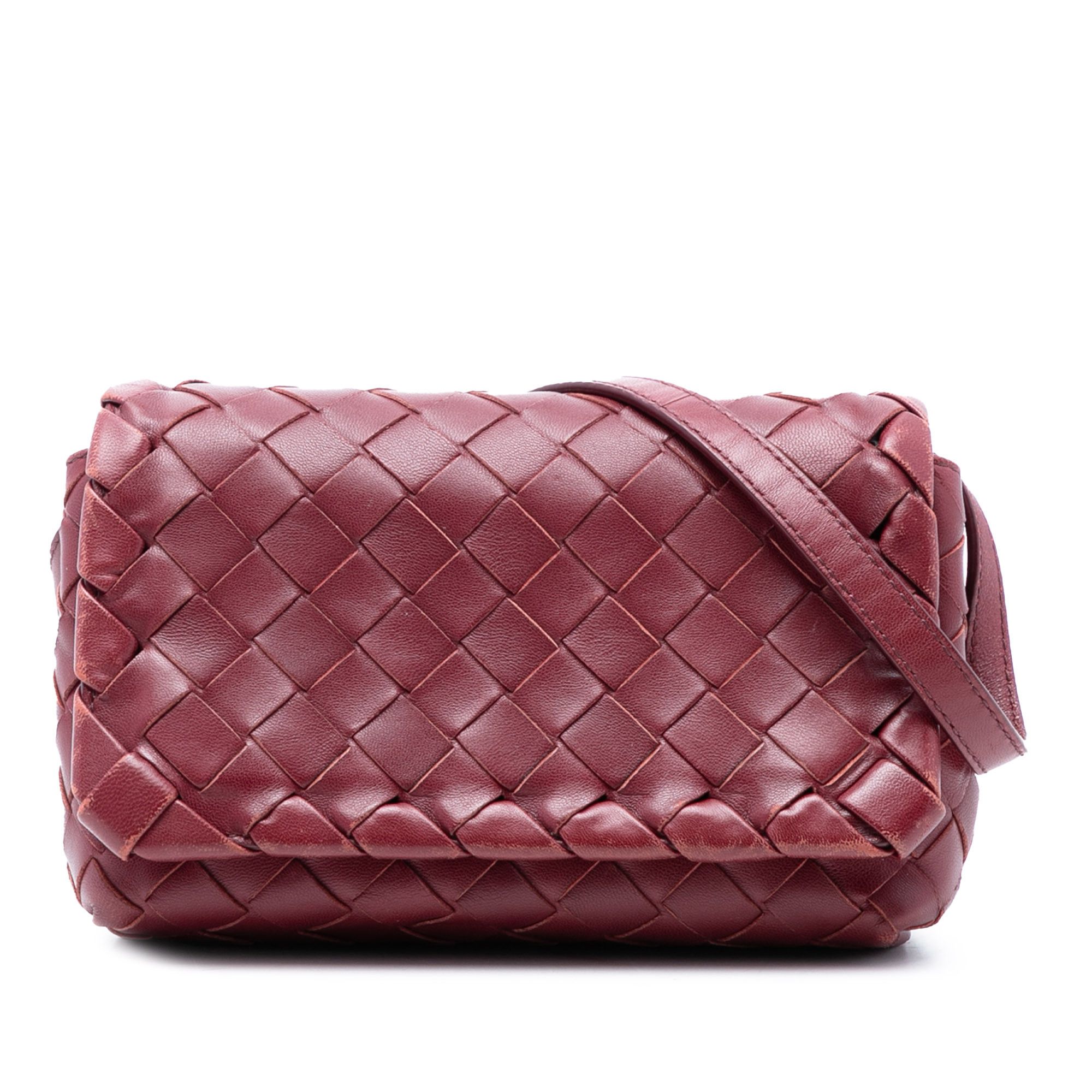 Bottega Veneta Bottega Veneta Mini Nappa Intrecciato Crossbody Size ONE SIZE - 1 Thumbnail