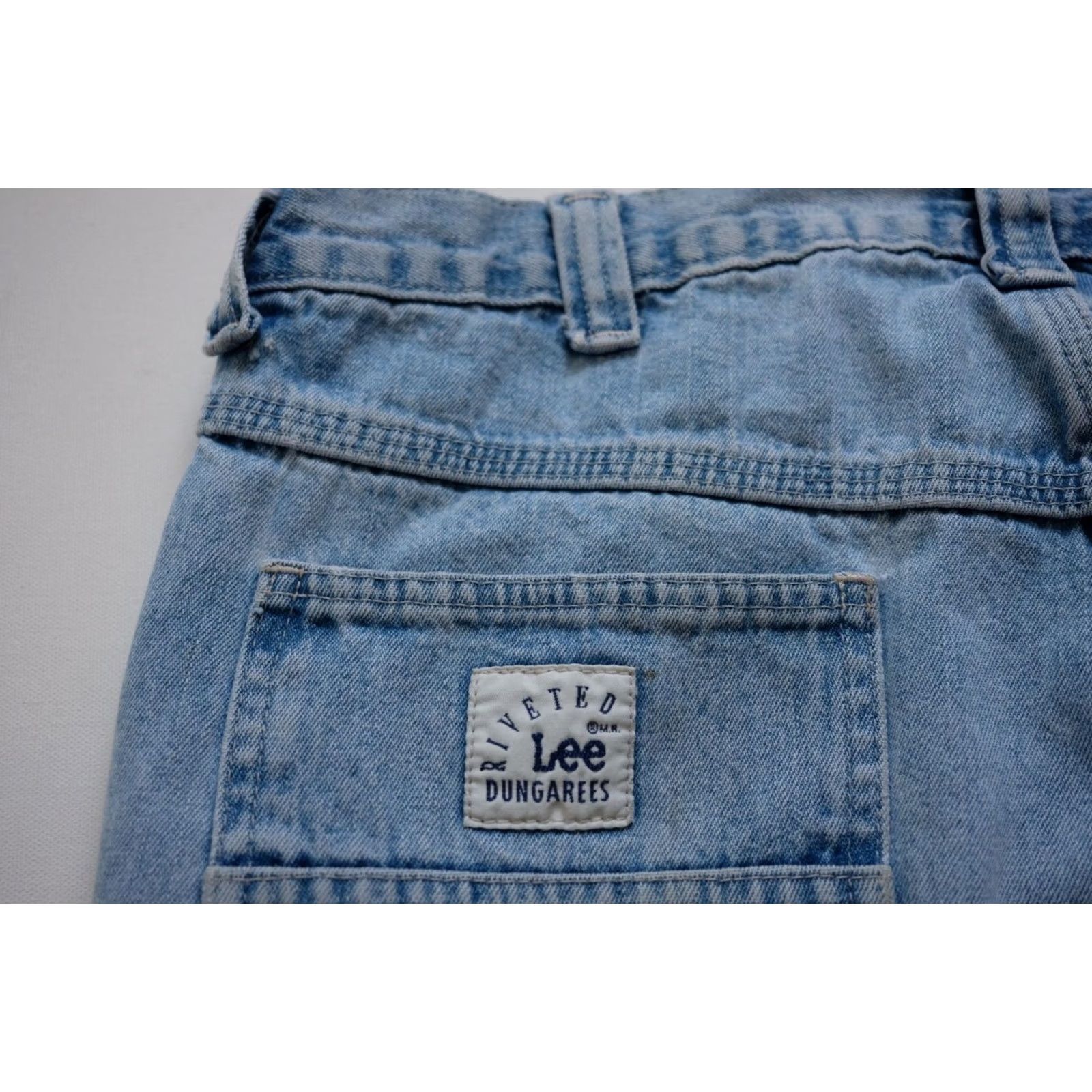 Levi's VINTAGE Levi's Jeans Dungarees Wide-Leg Cotton Blue 34x30 90s Men Regular Relaxed 5-Pocket Denim Jeans SZ 34x30 Size US 34 / EU 50 - 6 Thumbnail