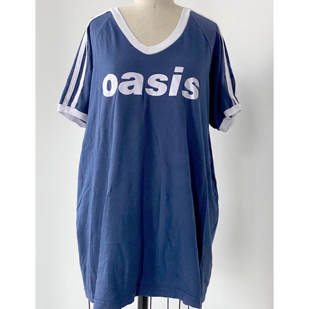 Vintage Authentic Vintage Soccer-Style 90s OASIS Ringer tee sz XL Size US XL / EU 56 / 4 - 4 Thumbnail