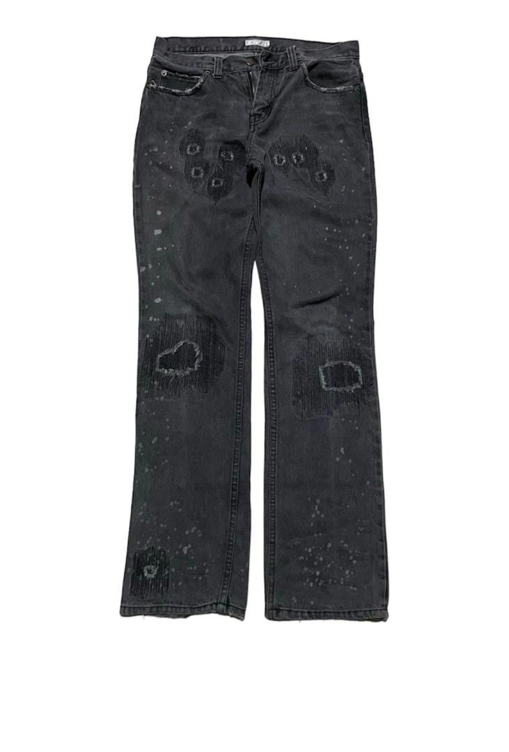 image of Avant Garde x Number N Ine Number Nine Distressed Jeans Avant-Garde Style in Black, Men's (Size 32)