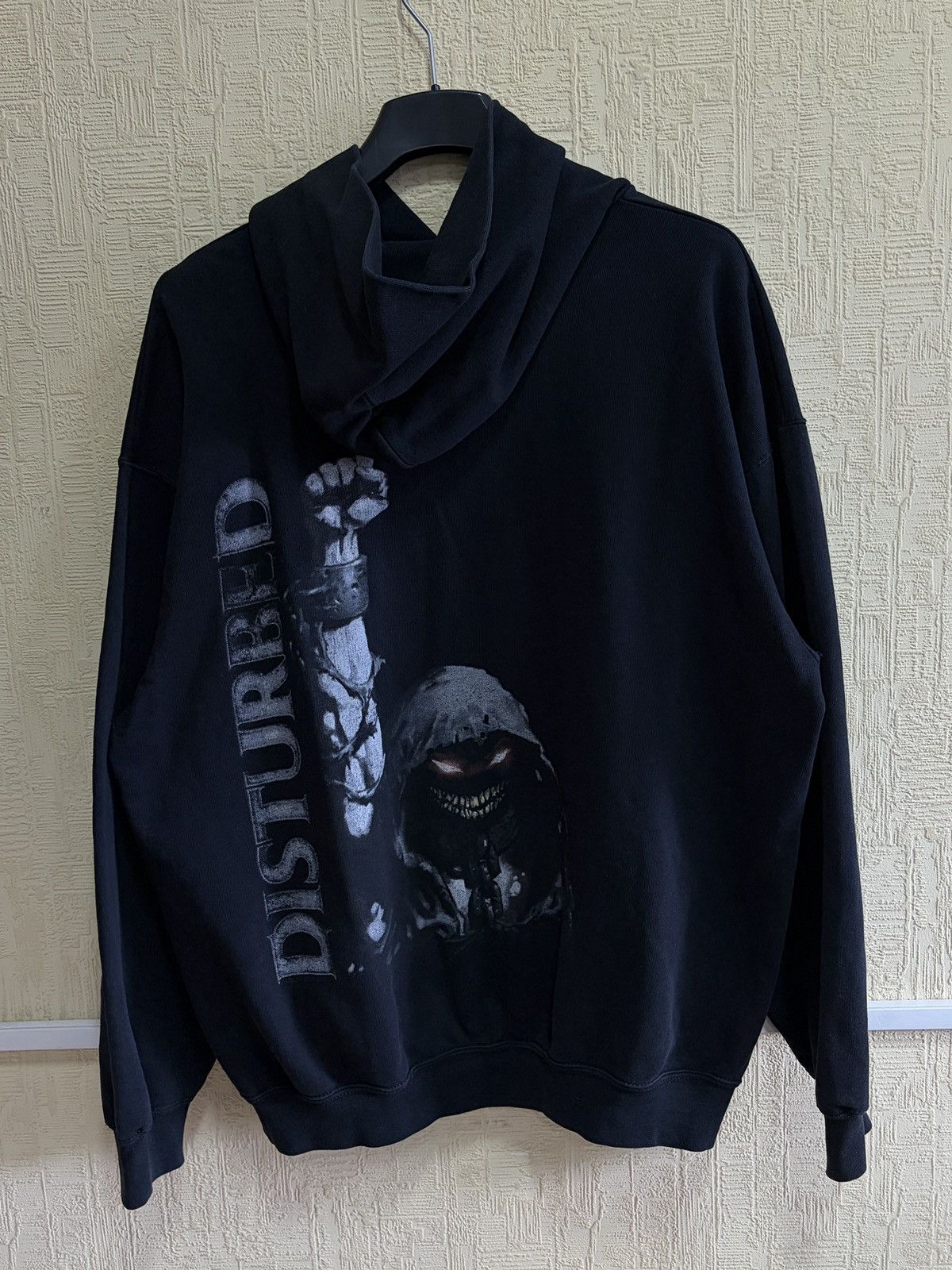 Vintage Vintage Disturbed Hoodie Black Rock Band Tour Merch 2000s XL Size US XL / EU 56 / 4 - 7 Thumbnail