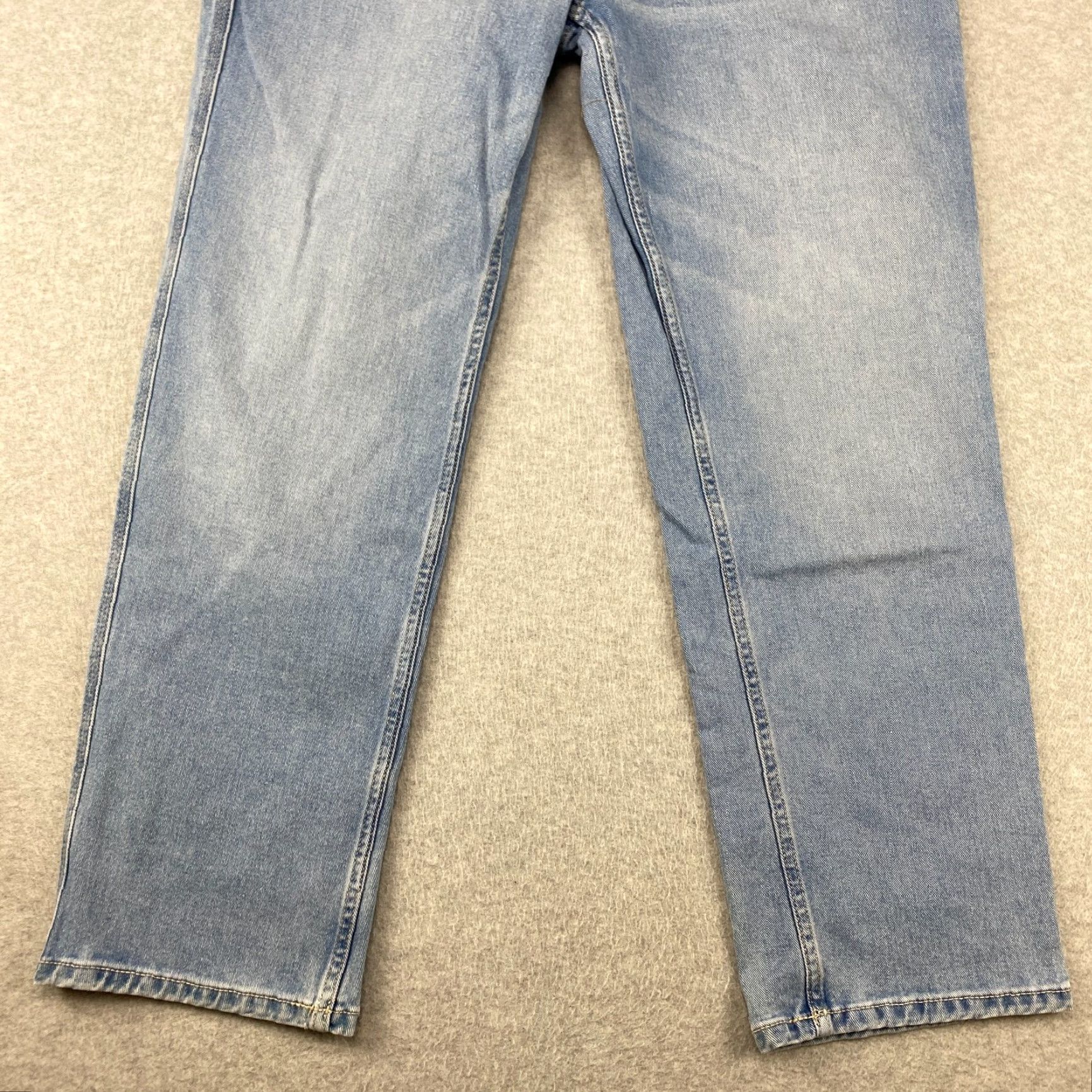 Essentials Amazon Essentials Jeans Mens 34X30 Blue Slim Straight Denim 5-Pocket Regular Waist 34 Adult Mens Jeans Blue Stretch Distressed N/A Size US 34 / EU 50 - 3 Thumbnail