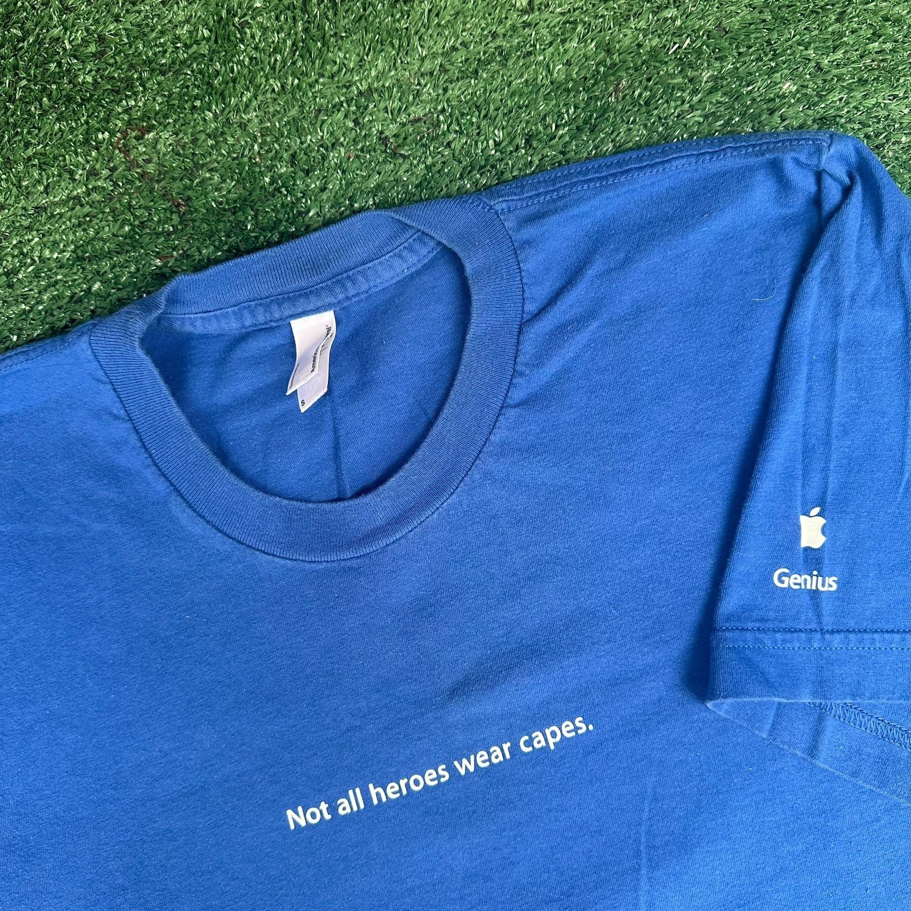 Apple Vintage Y2K Apple Store Genius Quote T-Shirt Blue S Not All Size US S / EU 44-46 / 1 - 2 Thumbnail