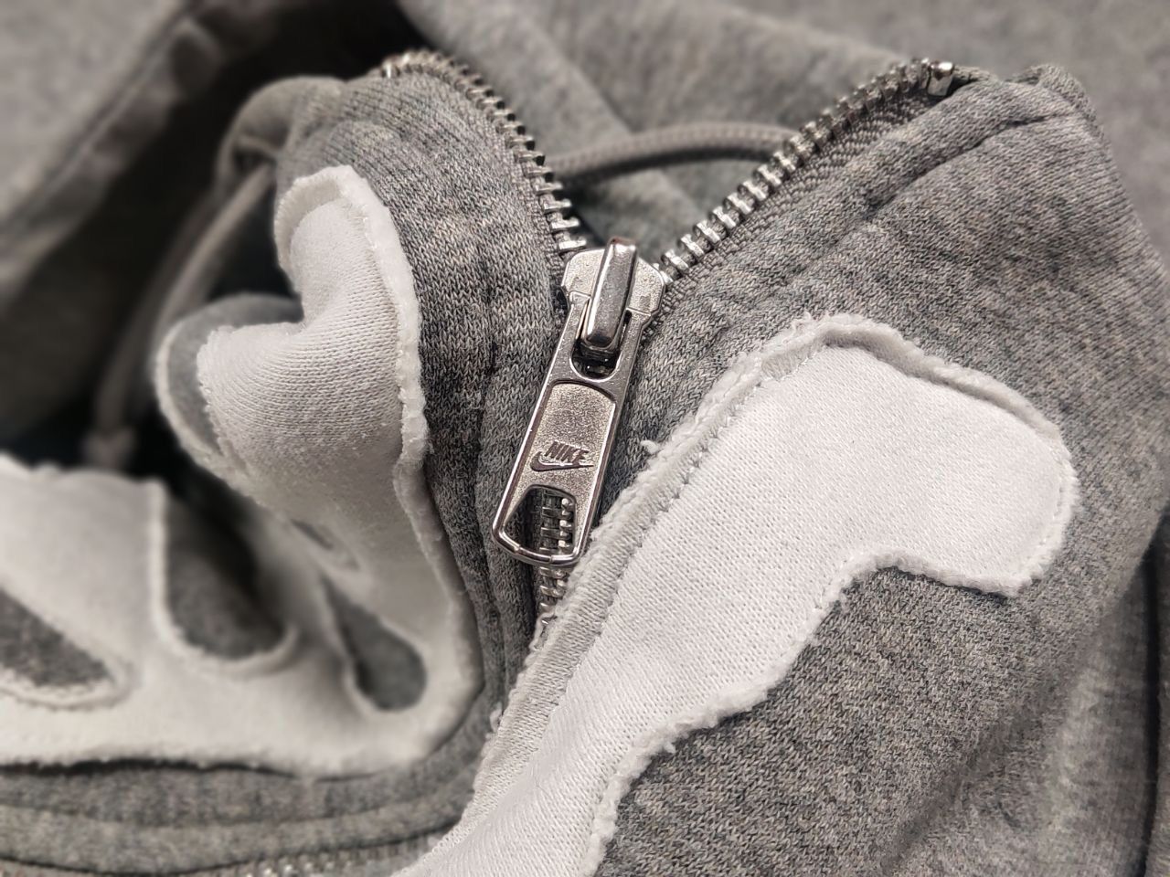 Nike Nike skeleton Logo vintage Rare reworked Zip Hoodie Y2K Size US L / EU 52-54 / 3 - 15 Thumbnail
