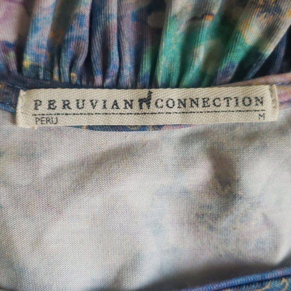 Designer CT1573 Peruvian Connection Floral Tank Maxi Dress M Size M / US 6-8 / IT 42-44 - 6 Thumbnail