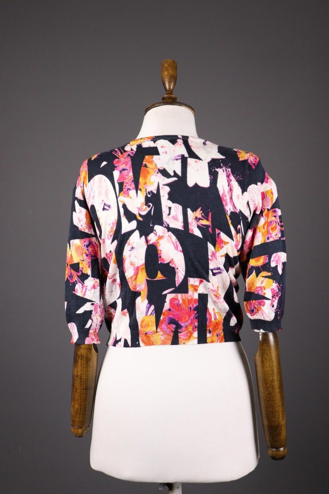 Pink Floyd Pinko Tag Anemone Cardigan Cottone Stampato Sweater Size S Size S / US 4 / IT 40 - 5 Thumbnail