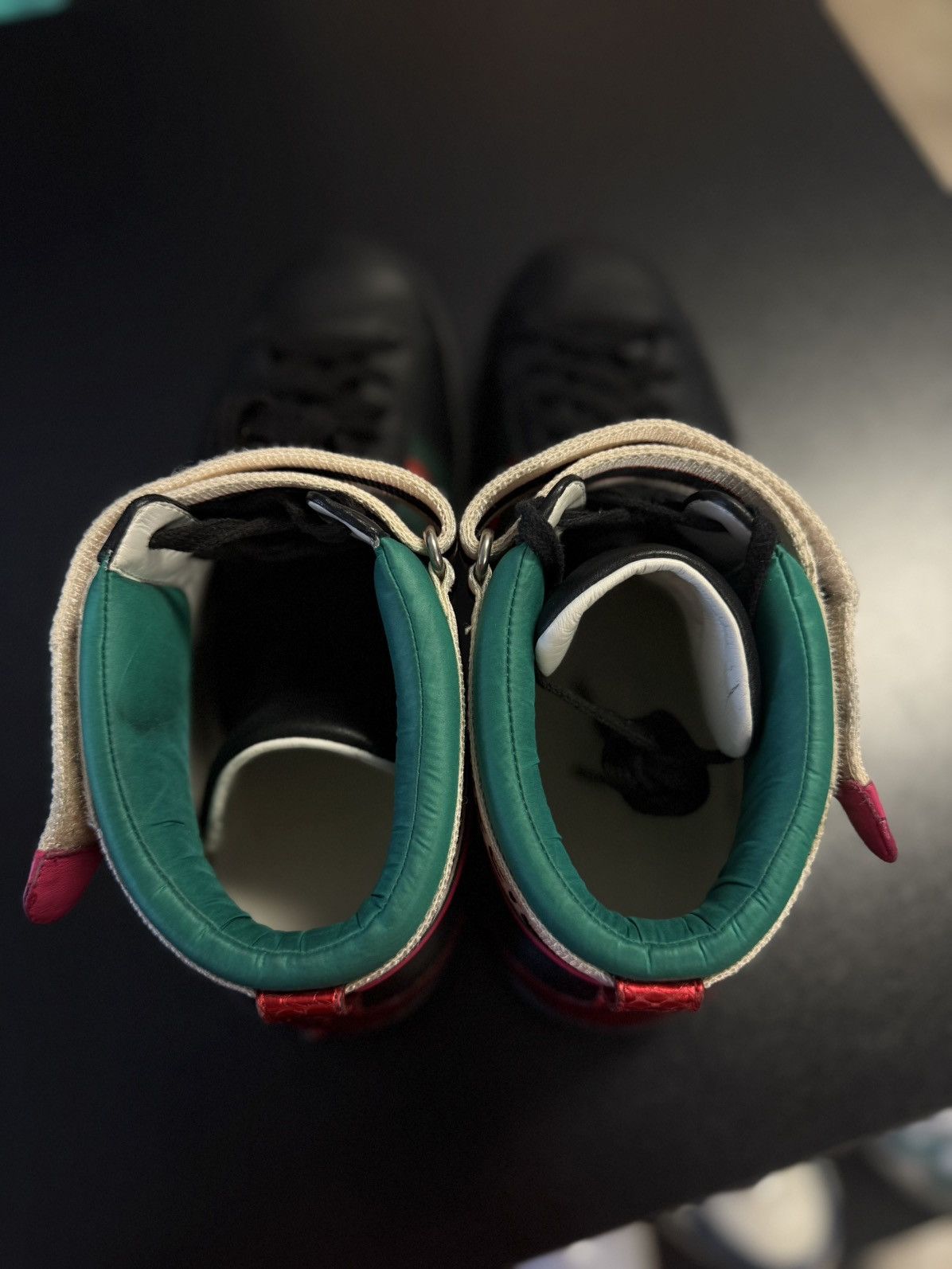 Gucci Gucci Mid Top Sneaker W Strap Size 8G/8.5US Size US 8.5 / EU 41-42 - 17 Thumbnail