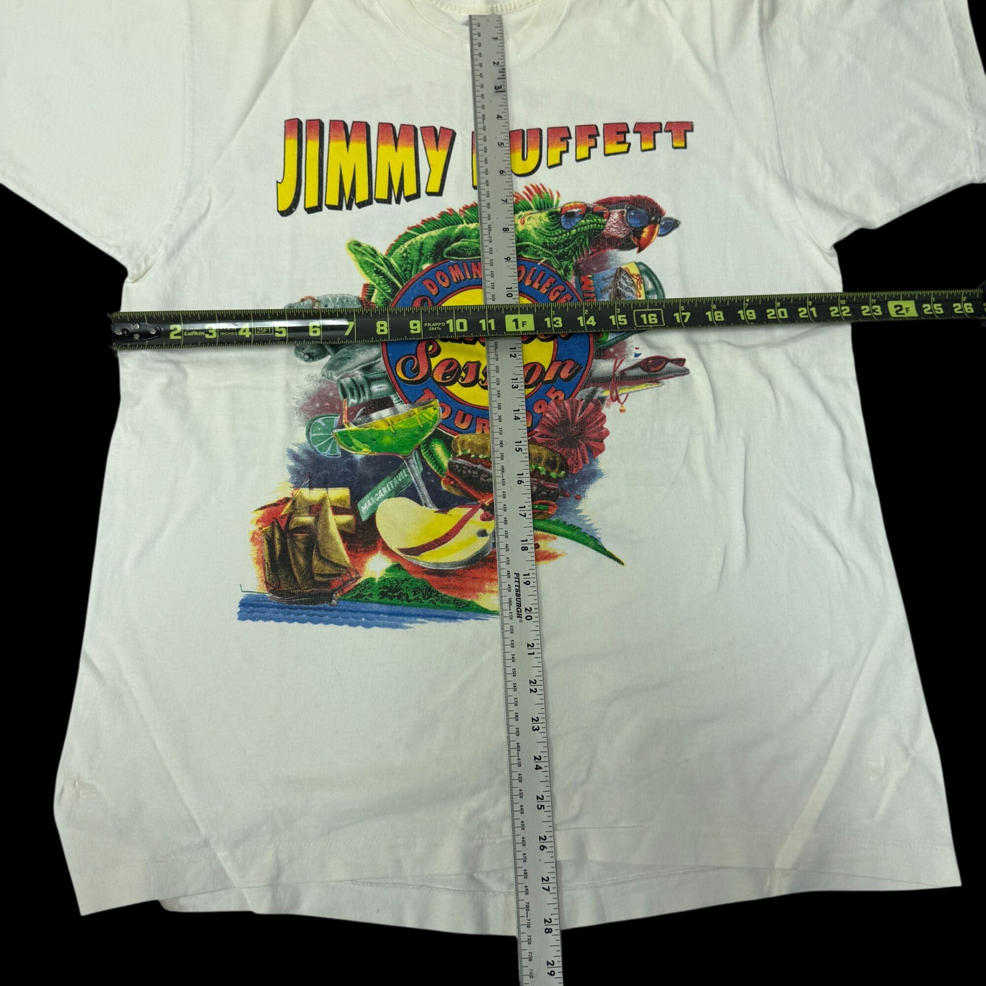 Other JIMMY BUFFETT Domino College SUMMER SESSION Tour 1995 Shirt Size US XL / EU 56 / 4 - 5 Thumbnail