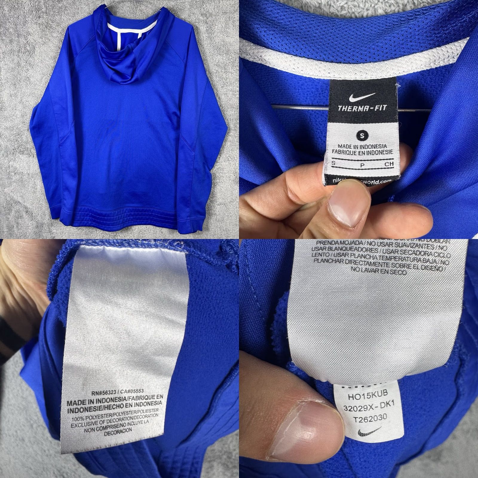 Nike Nike Duke Hoodie Mens S Elite Blue Devils Therma Fit Sweatshirt Tech Basketball Size US S / EU 44-46 / 1 - 8 Thumbnail