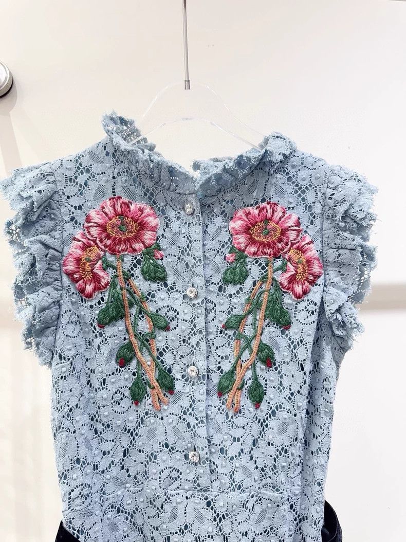 Gucci Gucci Lace Dress with Floral Embroidery-2506 | Grailed