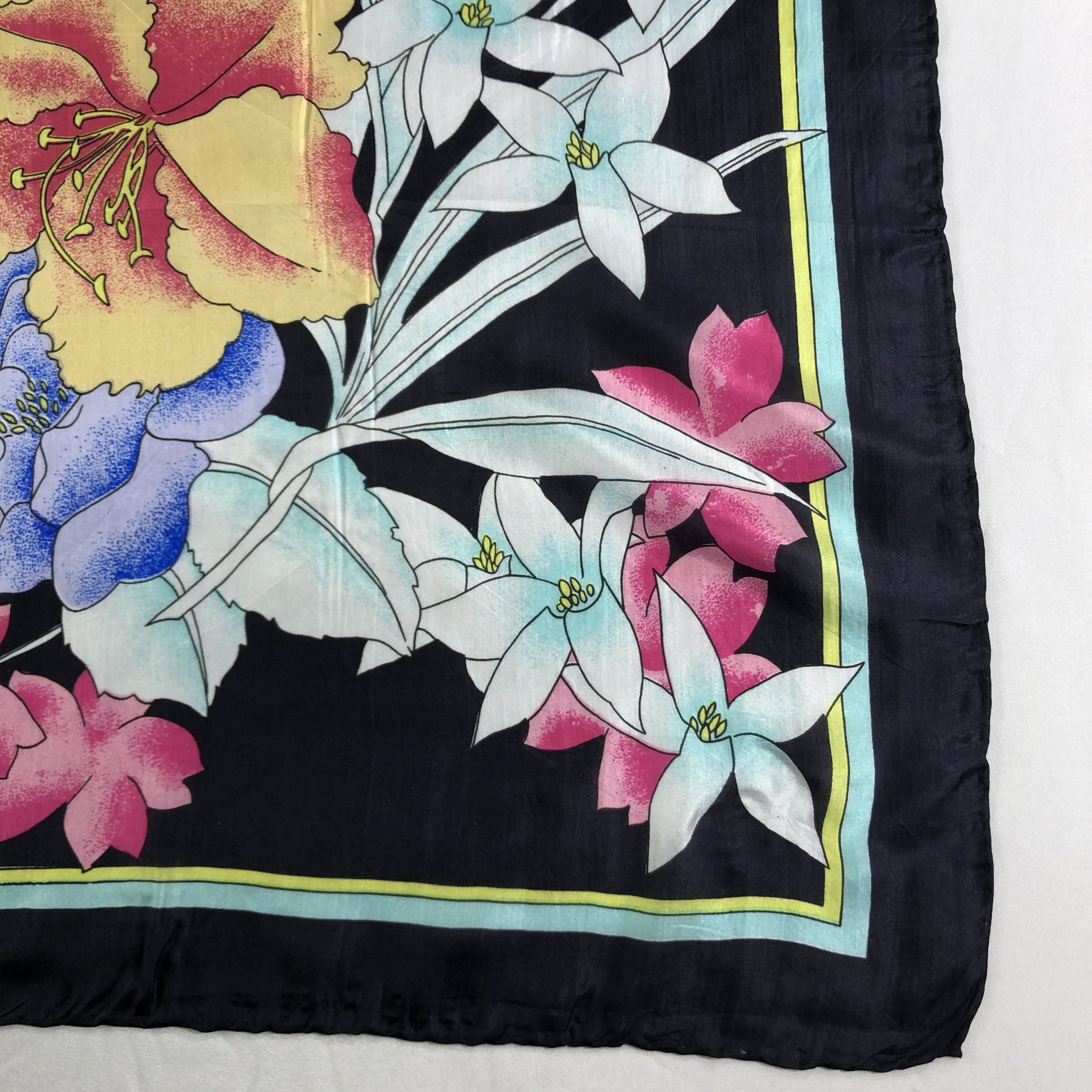 Vintage Vintage Silk Scarf Size ONE SIZE - 4 Thumbnail