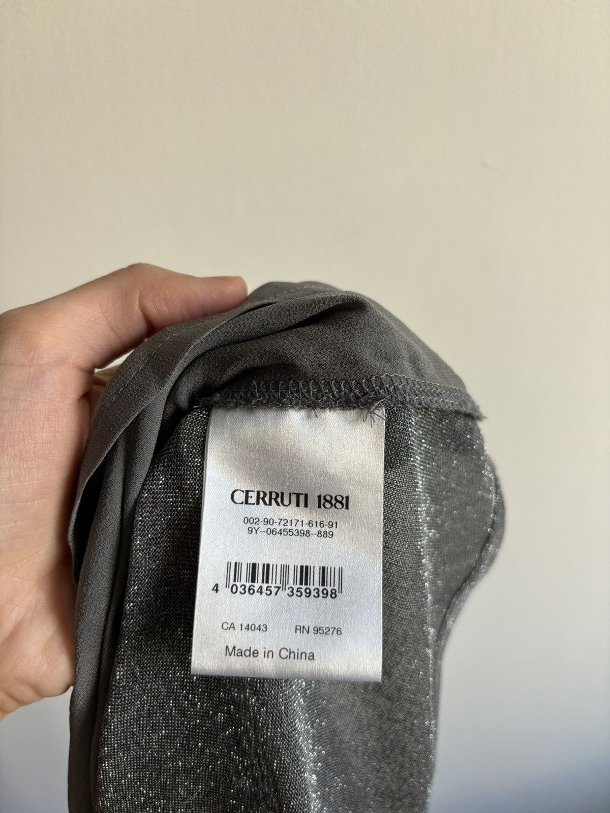 Cerruti 1881 × Vintage Vintage Cerruti 1881 silver sequin top shirt medieval y2k Size M / US 6-8 / IT 42-44 - 8 Thumbnail