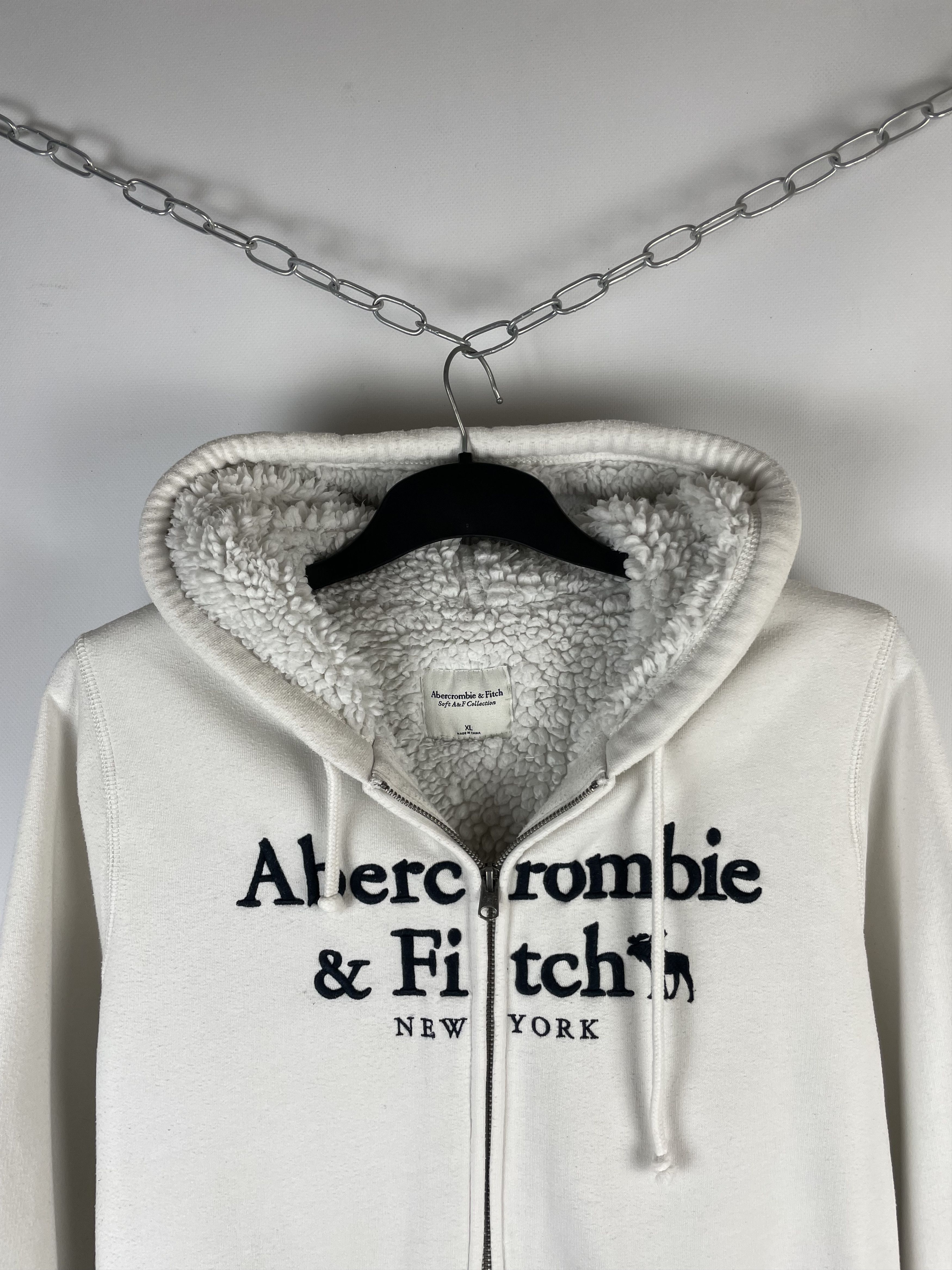 Abercrombie & Fitch Abercrombie&Fitch Sherpa Fur zip-hoodies Size XL / US 12-14 / IT 48-50 - 3 Thumbnail