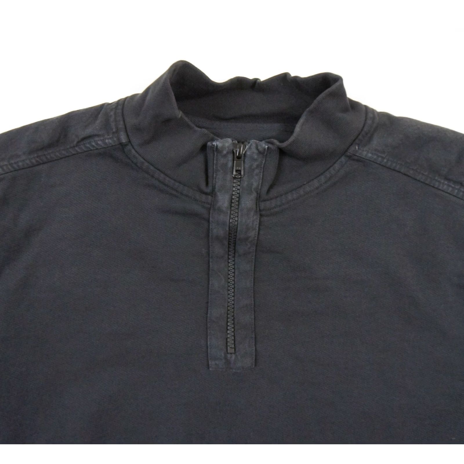 UNTUCKit UNTUCKit Men's Sweater Black XLarge Quarter Zip Pullover Wolfred Patch Preppy Size US XL / EU 56 / 4 - 2 Thumbnail