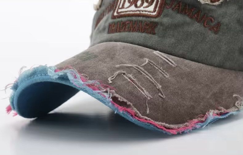 Vintage Letter Embroidery Baseball Cap Size ONE SIZE - 6 Thumbnail