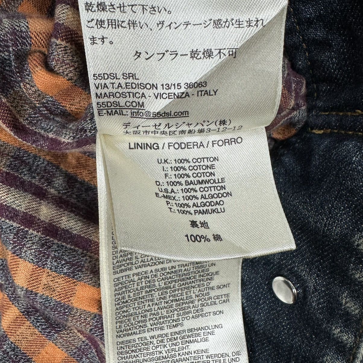 DIESEL DENIM CORDUROY COLLAR JACKET