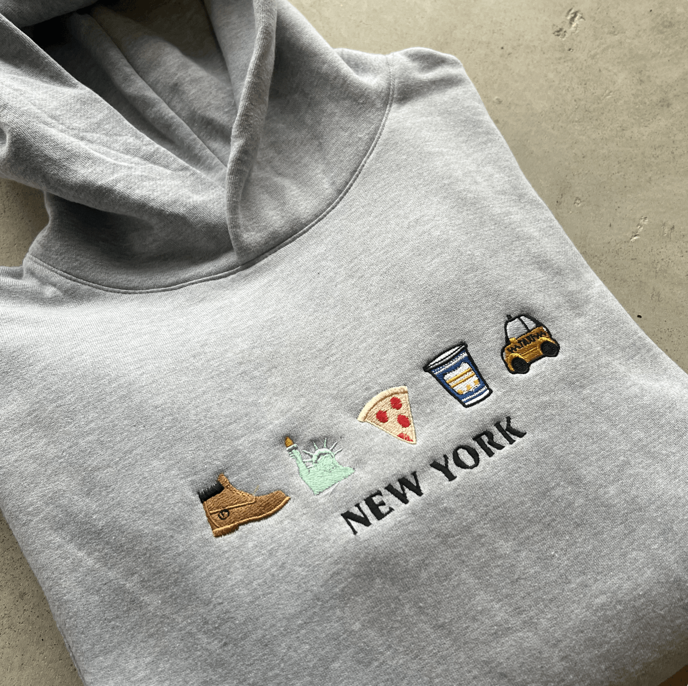 Other NY EMBROIDERED HOODIE Symbols Size US L / EU 52-54 / 3 - 4 Thumbnail
